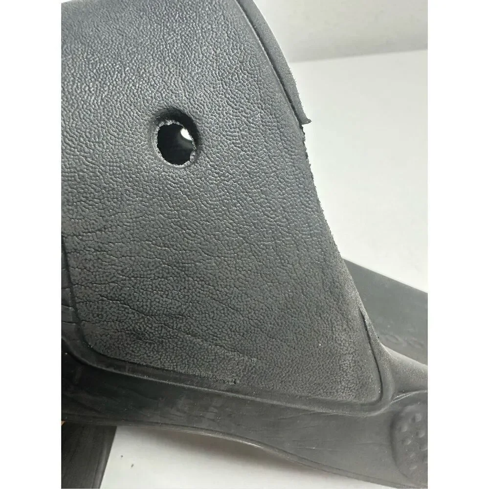 Crocs Classic Black Slide Sandals Unisex 5 Sharms Size Men's 12